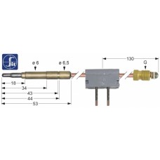 Termocupla intrerupta SIT M9x1 1000mm #107164